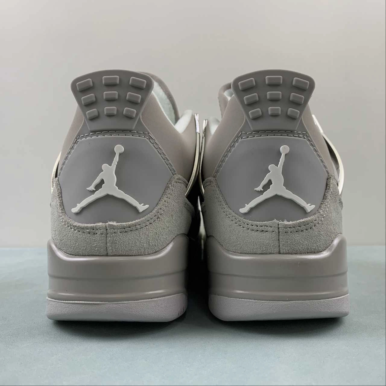 Air Jordan 4 Retro Frozen Moments Light Iron Ore Metallic Silver AQ9129-00 Moisture Wicking Inner Layer Heel Cup Stability