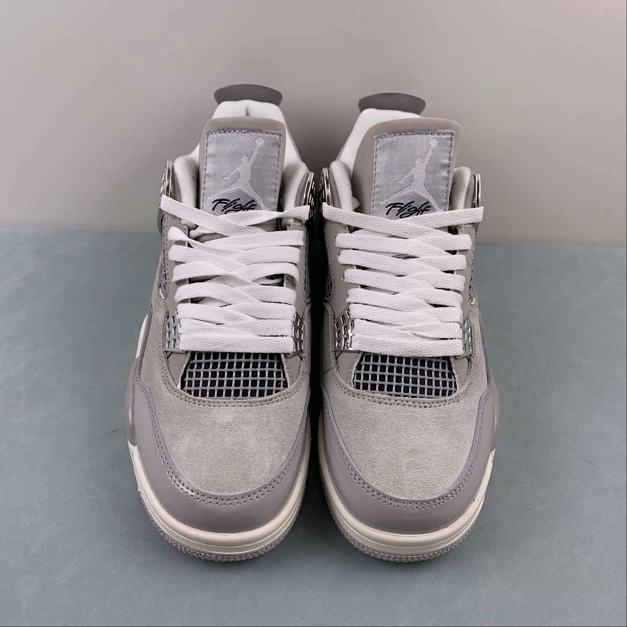 Air Jordan 4 Retro Frozen Moments Light Iron Ore Metallic Silver AQ9129-00 Reliable Performance