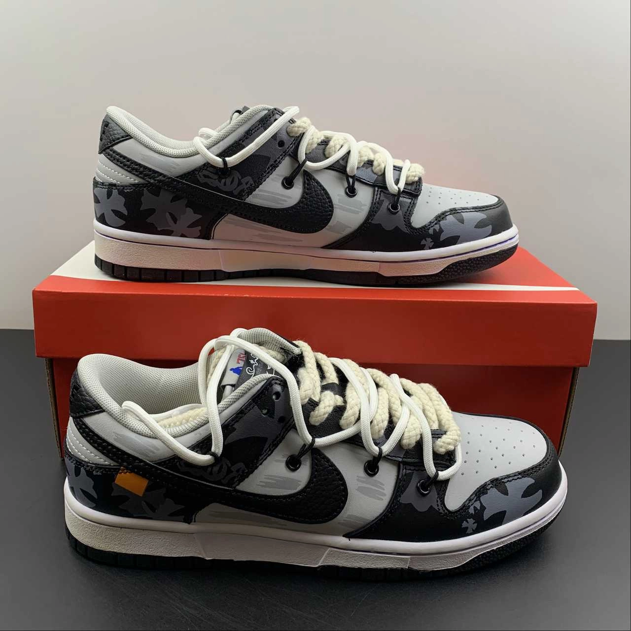 Foot Relief SB Dunk Low Chrome Hearts Customised DD3363-002