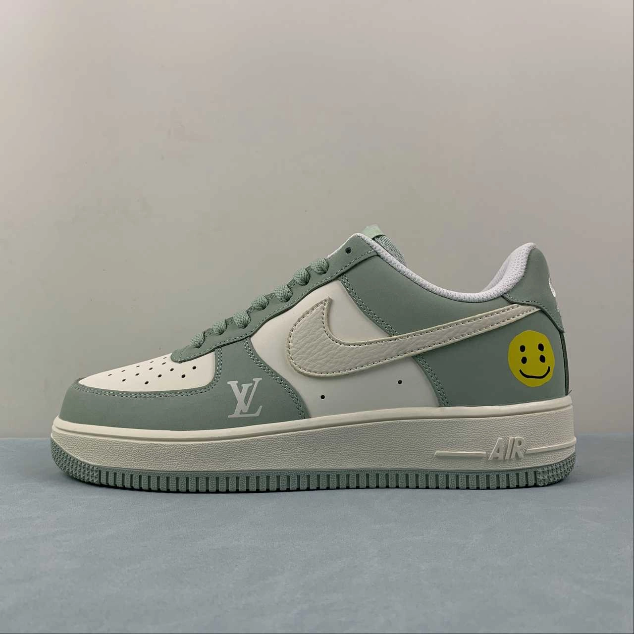 Foot Relax Air Force 1 07 Low White Light Green Yellow BS9055-612