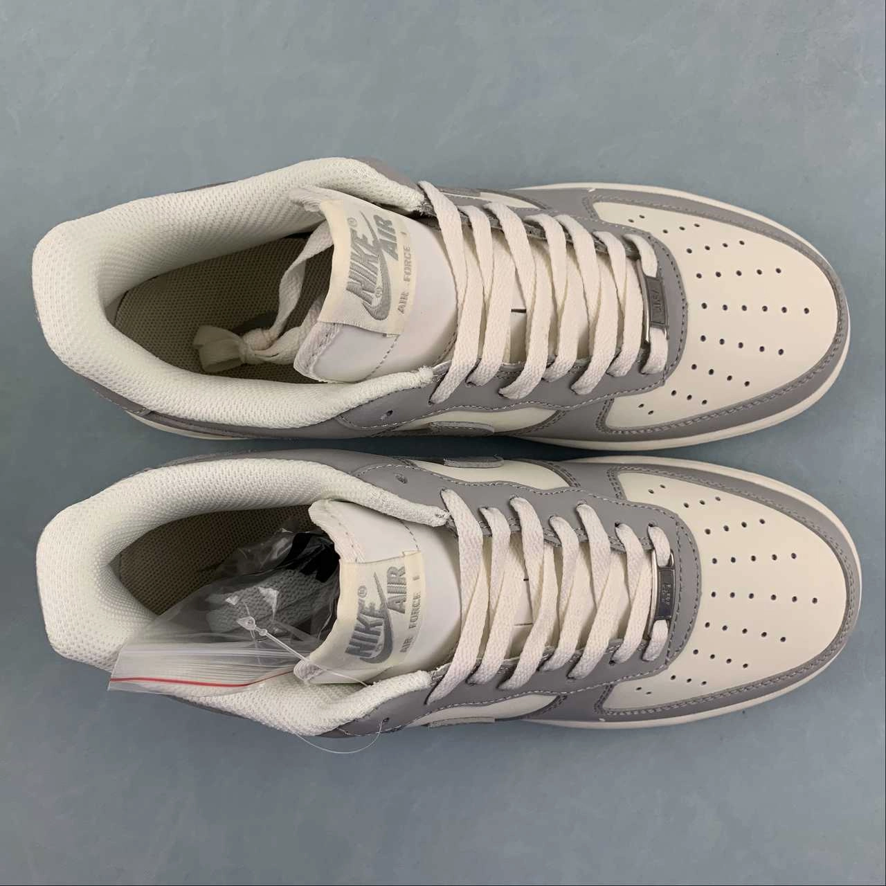 Chic Comfort Shock Support Air Force 1 07 Low Grey Rice White BS9055-611