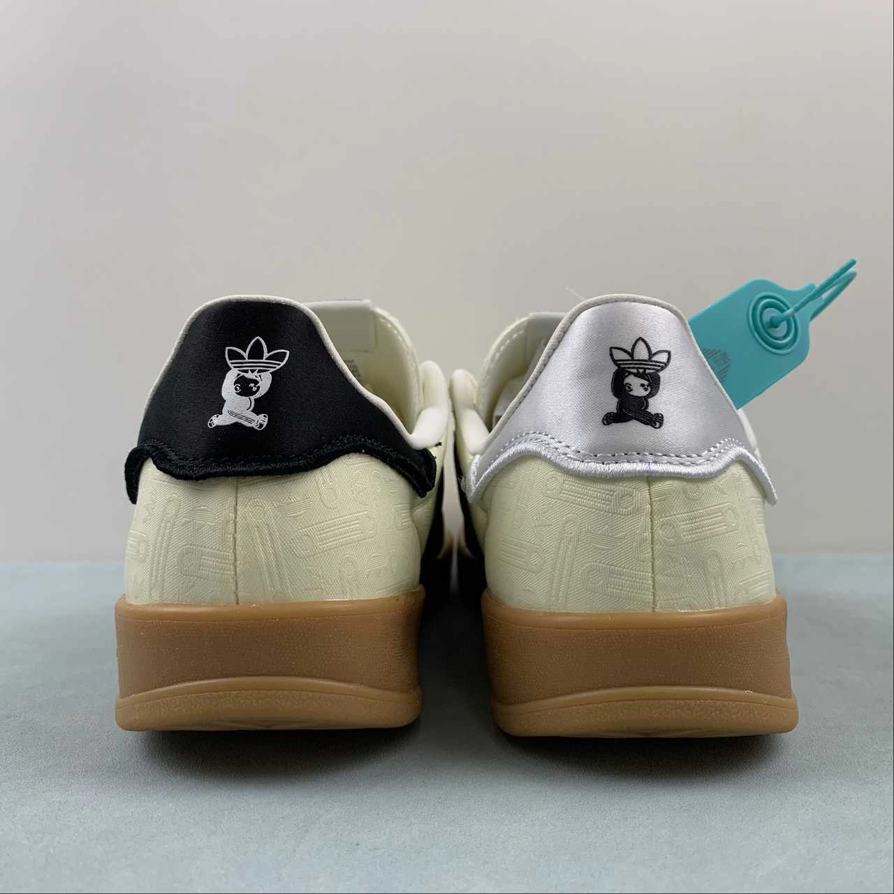 Adidas Gazelle Indoor Cream White Core Black Sand IG3677 Support Zones