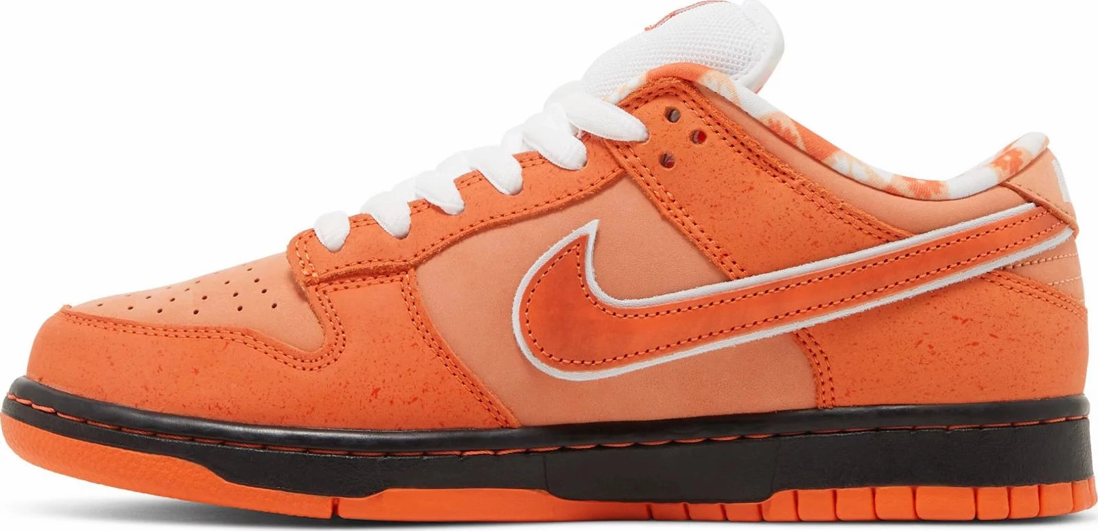 Gym Casual Non Slip Lacing Nike Dunk Low SB Orange Lobster