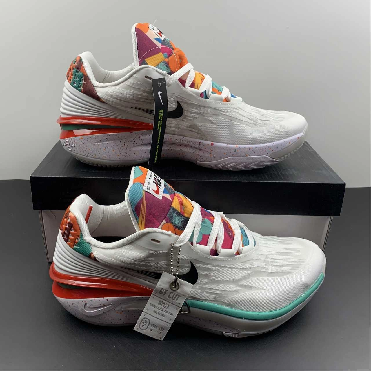 Air Zoom G.T Cut 2 EP Summit White Black-White FD4321-101 Body Power Close Fit