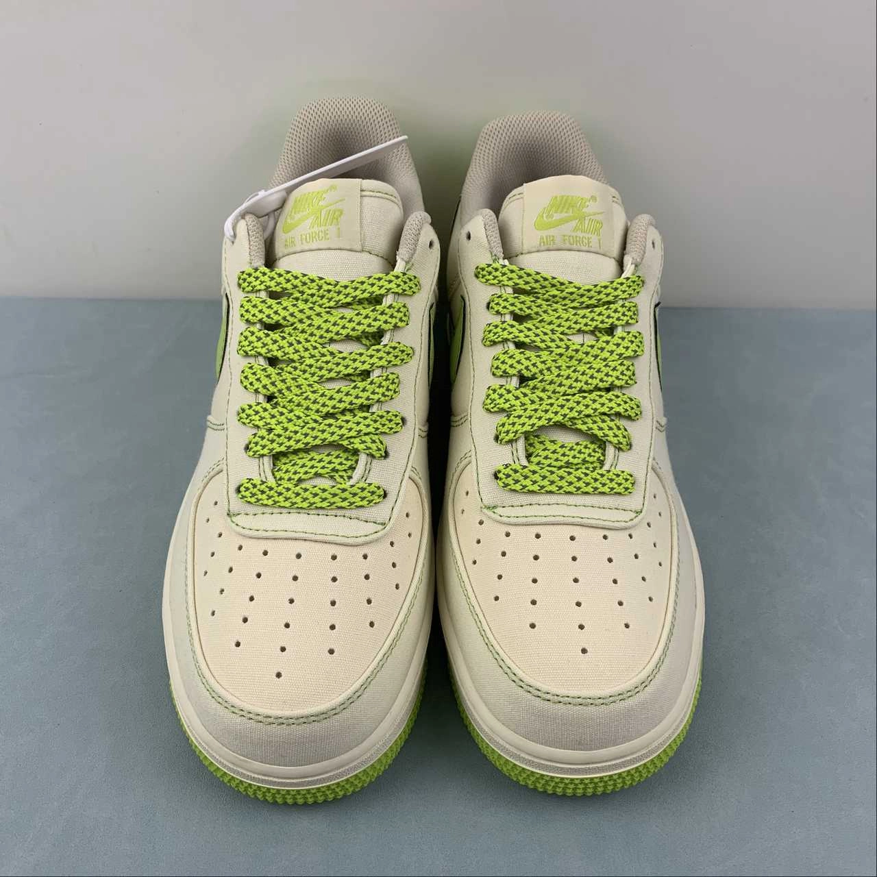 Ridge Jog Air Force 1 07 Low Sail Rice White Green TQ1456-255