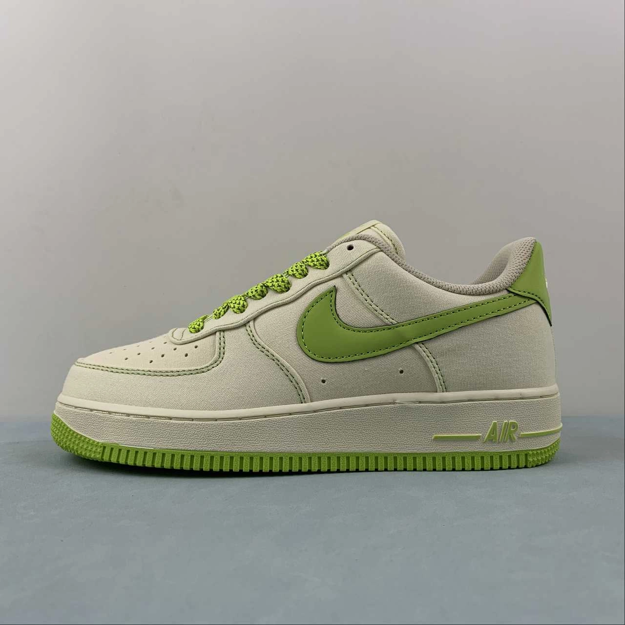 Good Fit Air Force 1 07 Low Sail Rice White Green TQ1456-255
