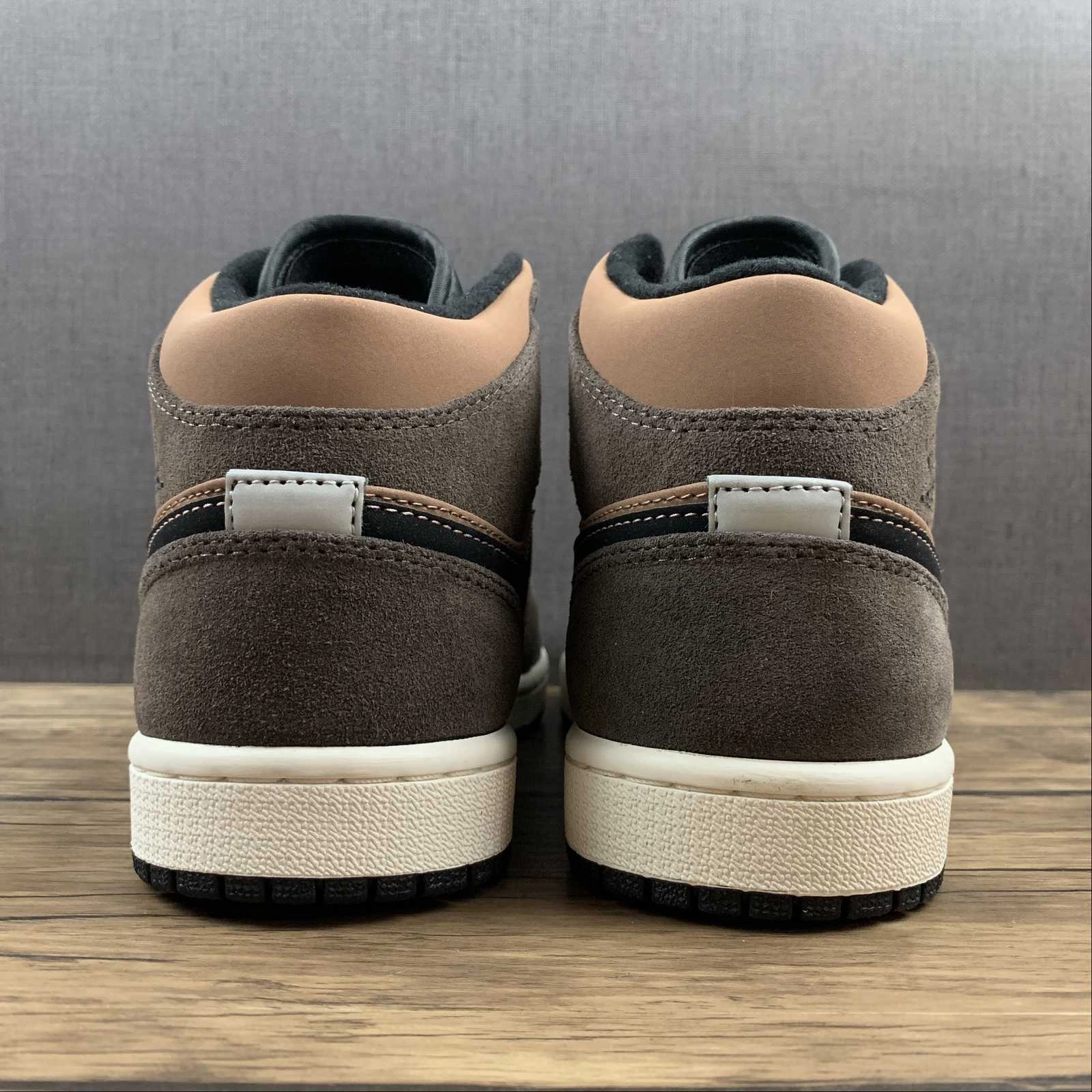 Air Jordan 1 Mid Brown Black (2021) MachineWashable Stability frame