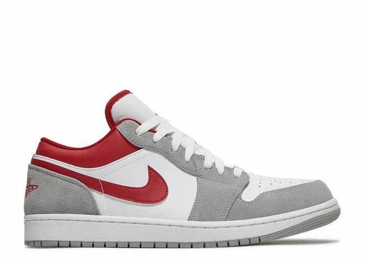 Air Jordan 1 Low Smoke Grey Gym Red Anti Slip Sole