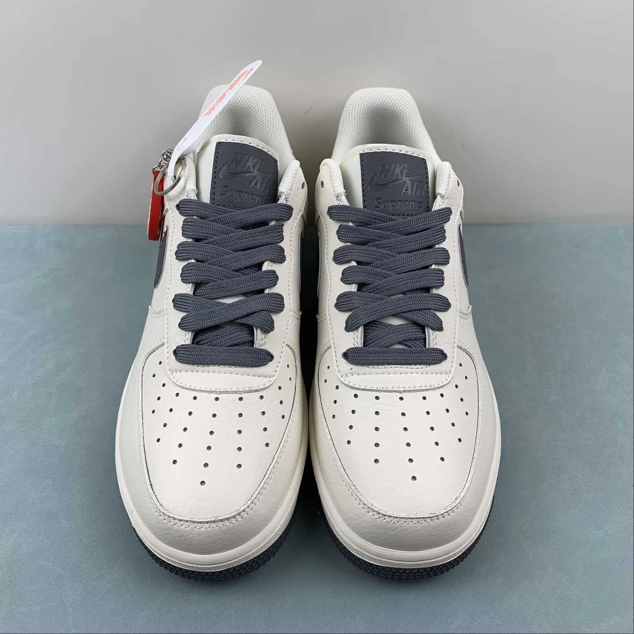 Gym ready Mono Mood Supreme x The North Face x Air Force 1 07 Low Dark Gray Off White SU2305-008