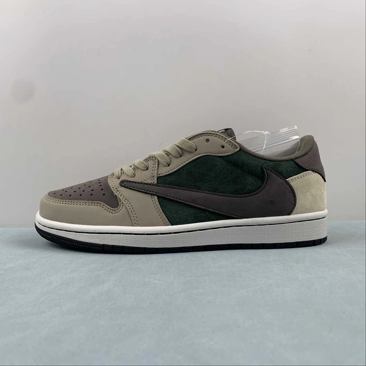 Impact Diffusing Structure Contemporary ease Travis Scott x Air Jordan 1 Low OG Brown Green DM7866-817