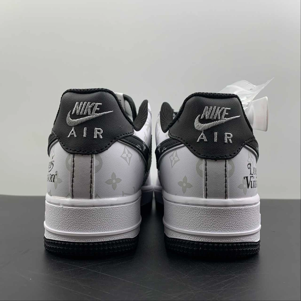 Wardrobe Staple Outdoor Friendly LV x Air Force 1 07 Low White Black Metallic Silver BS8805-602