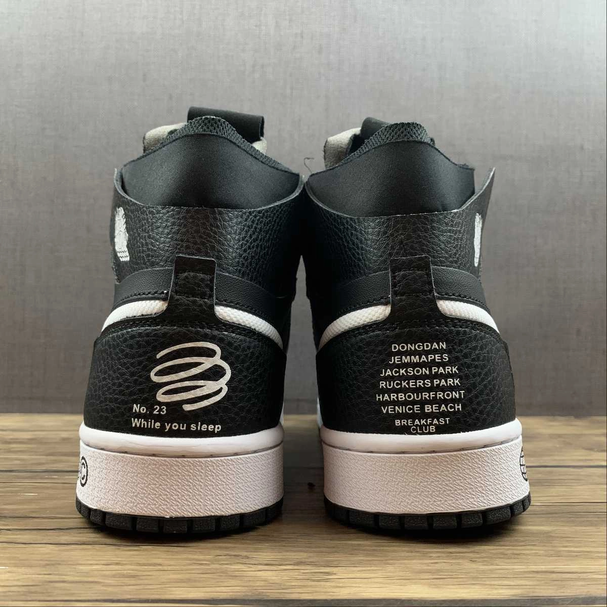 Air Jordan 1 High Zoom Comfort Breakfast Club Black White DV3473-001 Foot Arch