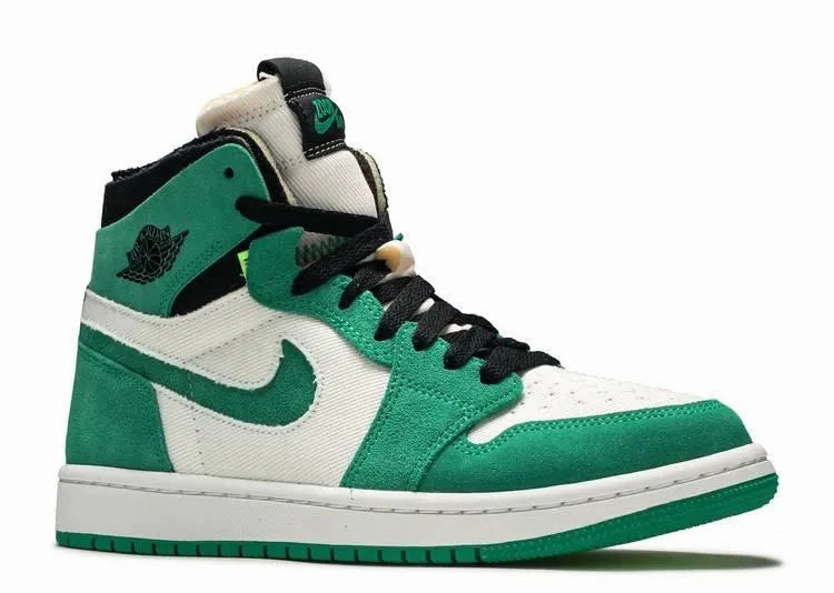 Air Jordan 1 High Zoom Air CMFT Stadium Green Soft Grip Sophisticated traction