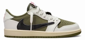Sneaker Performance JORDAN 1 LOW X TRAVIS SCOTT MEDIUM OLIVE (KIDS)