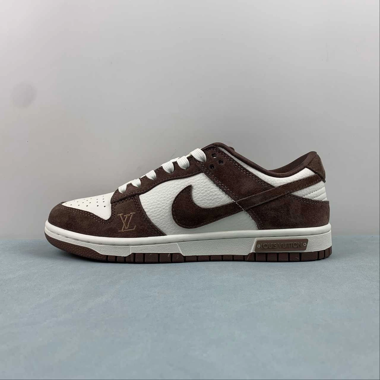 LV x SB Dunk Low Chocolate Off White FC1688-149 Durable Support Breath Fresh