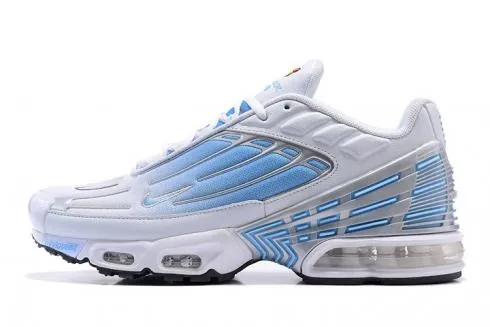 Air Max Plus 3 White Silver Grey Light Blue CK5178-141 Nike Cortez moisture - wicking shoe attribute