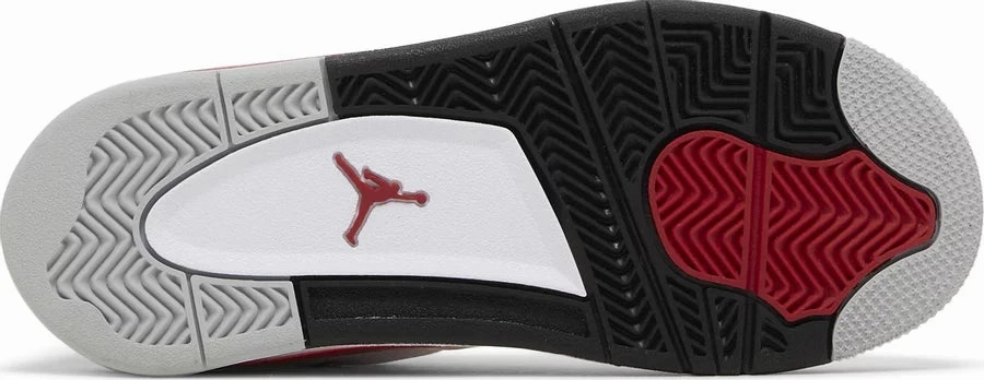 Heel Lock Technology Nike Jordan 4 Red Cement PS (Kids)