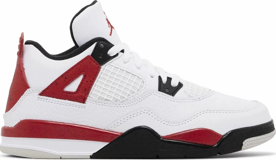 removable insoles Shock Absorbing Nike Jordan 4 Red Cement PS (Kids)