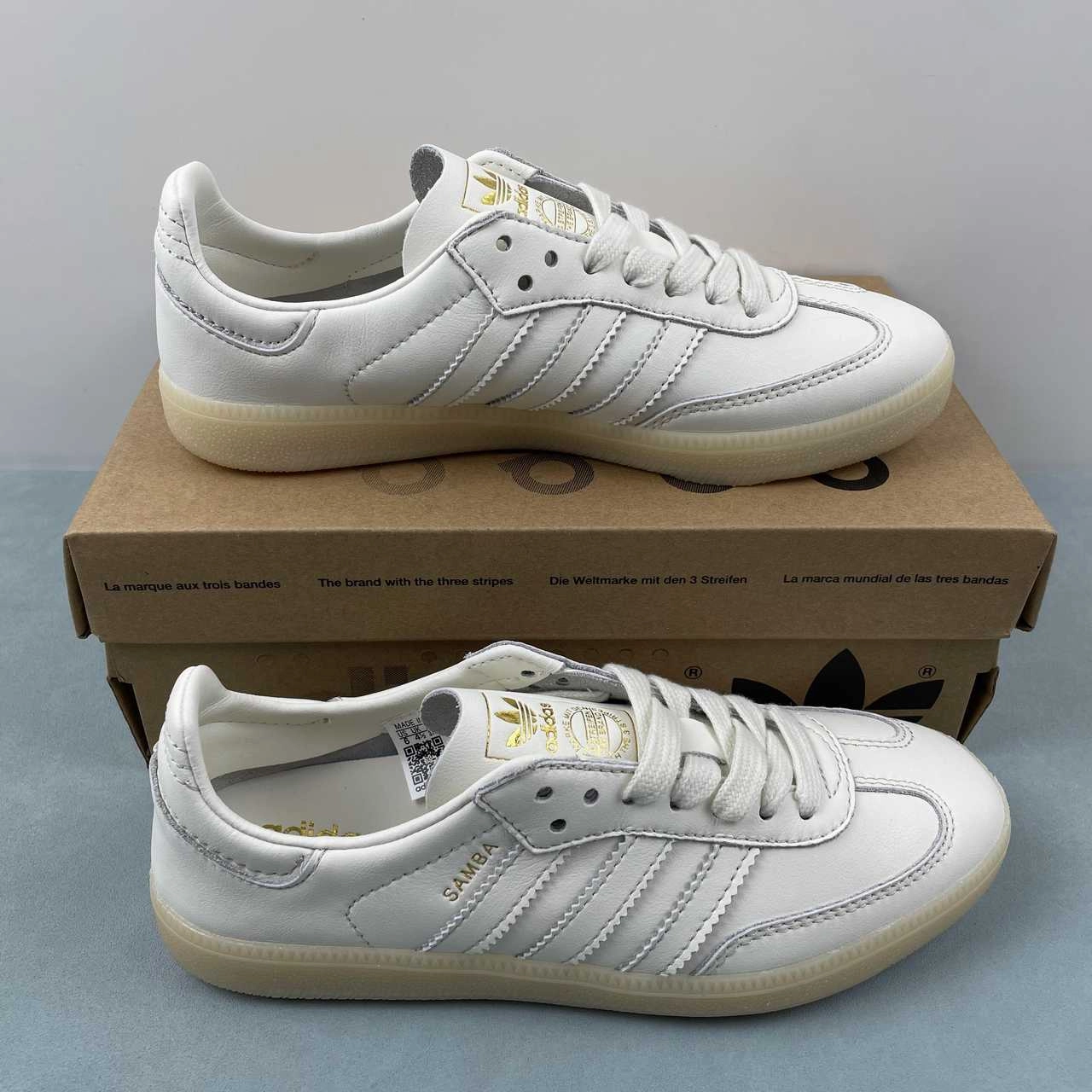 Minimal Style Adidas Samba Decon Ivory Gold Metallic IG6171