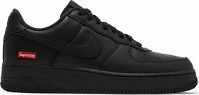 Nike Air Force 1 x Supreme Black Minimalist Outfit Practical Footwear