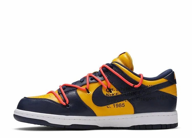 City Motion Nike Dunk Low Off-White Michigan