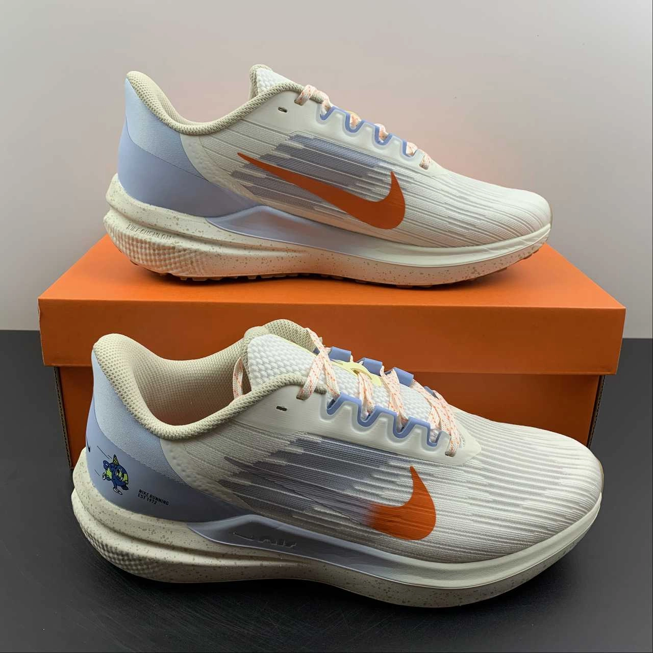 Air Winflo 9 Sail White Safety Orange Light Lime DX6048-181 Comfort Frame Lifestyle Move