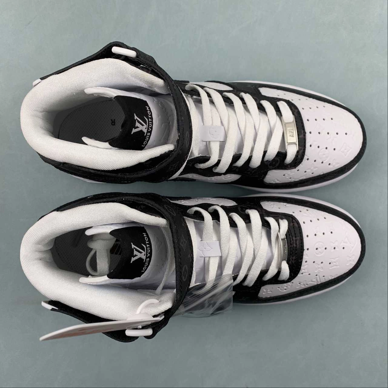 School Style Air Force 1 07 Mid LV White Black DV0688-400