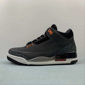 Grip Power Classic Edge Air Jordan 3 Retro Fear Night Stadium Total Orange Black CT8532-080
