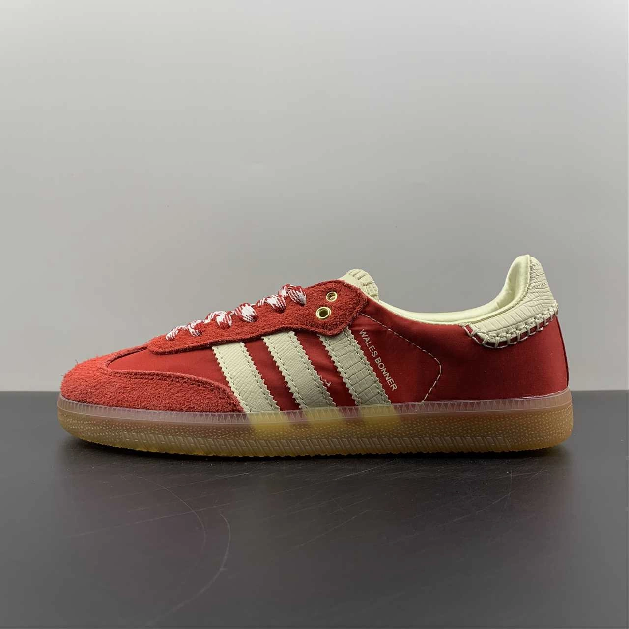Adidas Samba Wales Bonner Red White Gum GY6612 Heavy Stride