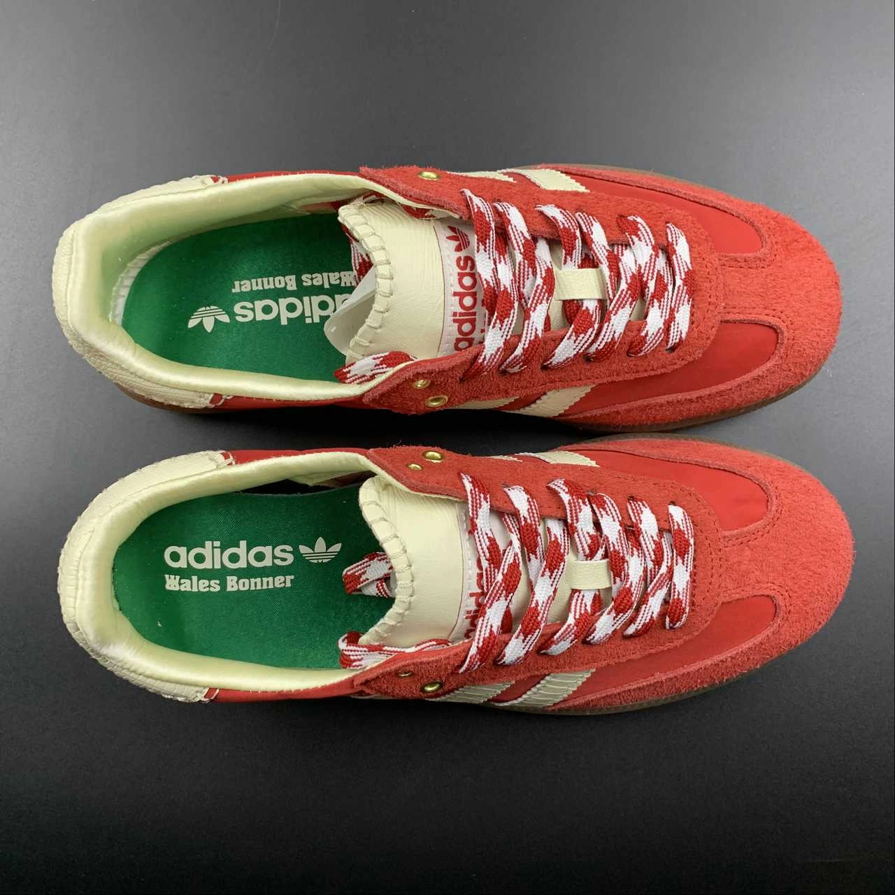 Adidas Samba Wales Bonner Red White Gum GY6612 Clean Line Club Hike