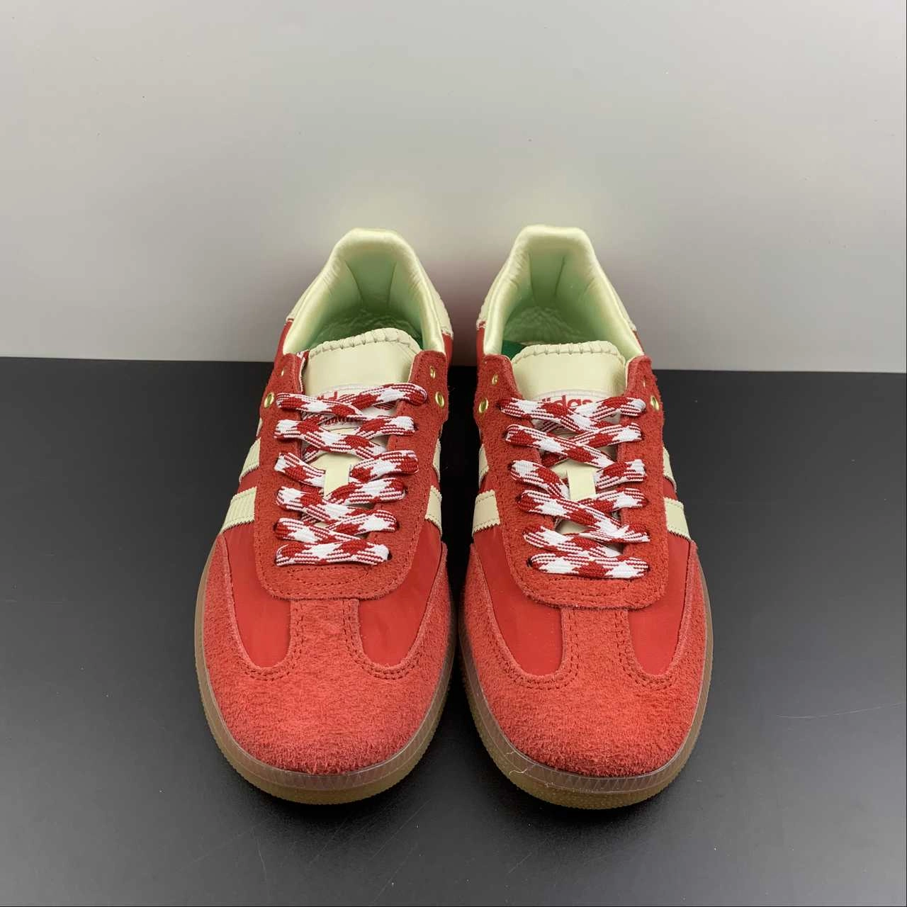 Adidas Samba Wales Bonner Red White Gum GY6612 Fashion Comfort