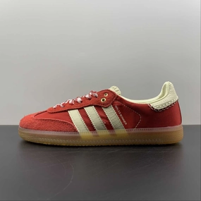 Adidas Samba Wales Bonner Red White Gum GY6612 Heavy Stride