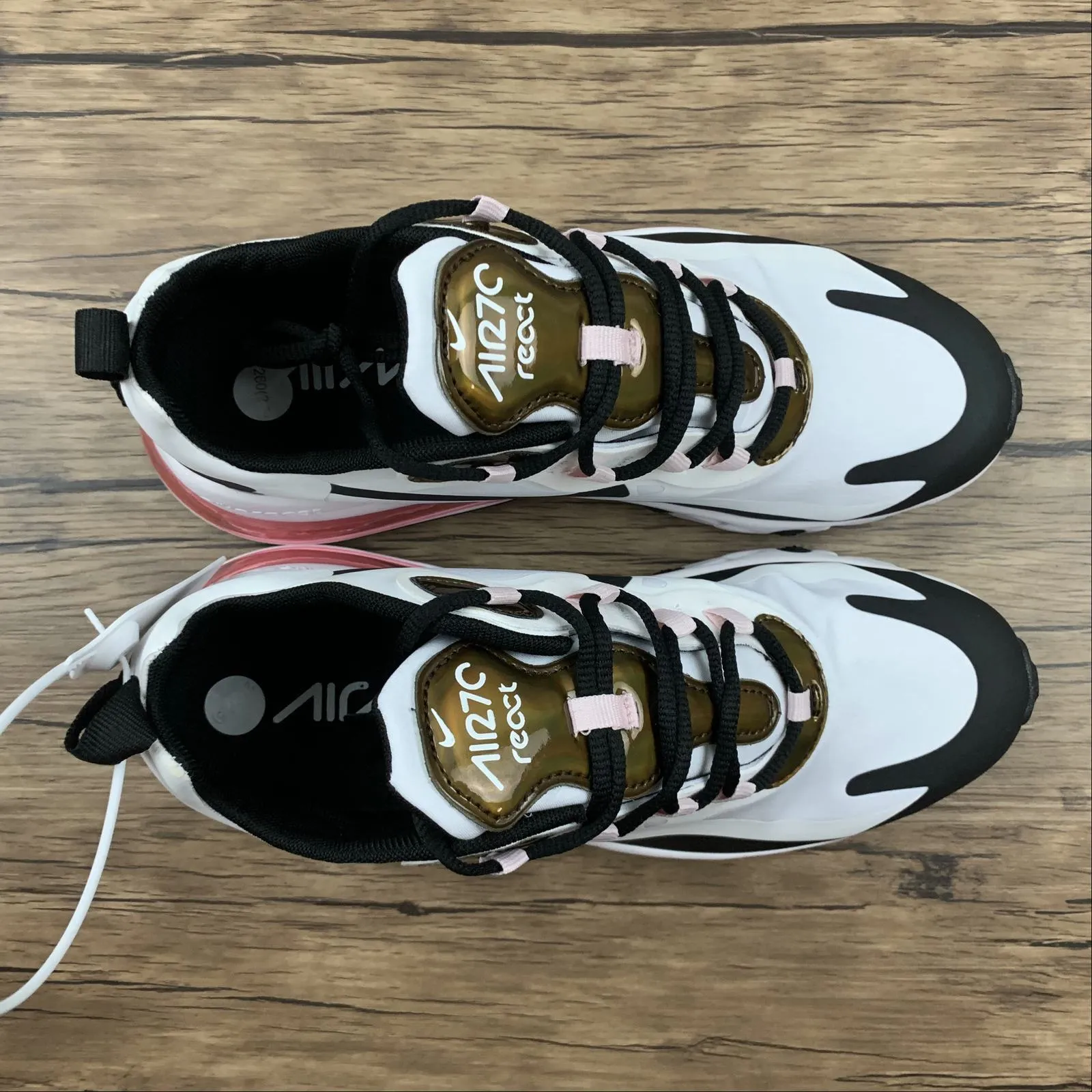 fashion - sneakers Air Max 270 React 20 Black White-Pink CU4752-100