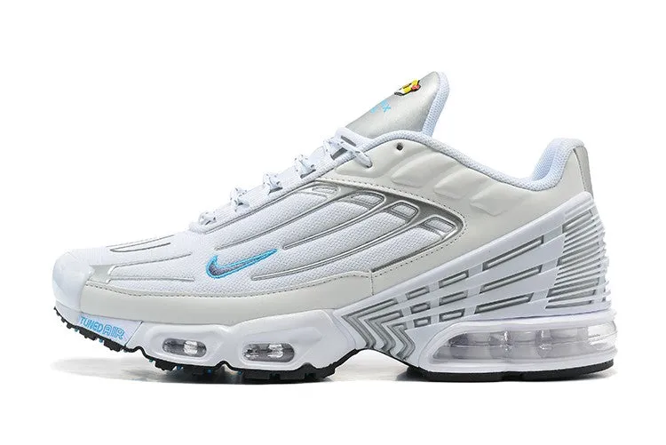 water - resistant running shoes flexible - sole - design shoes Air Max Plus 3 Silver Grey White Sail Blue DR8012-100