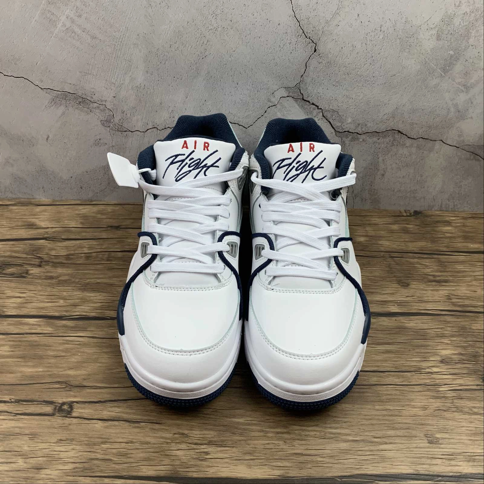 Stretch Knit Upper Air Flight 89 White Dark Royal Blue CN5668-101