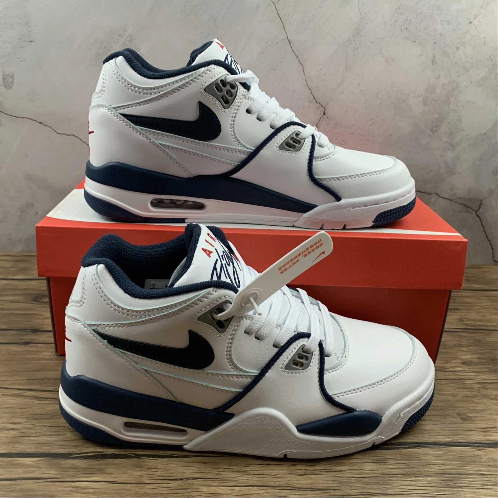 Stable Form Air Flight 89 White Dark Royal Blue CN5668-101