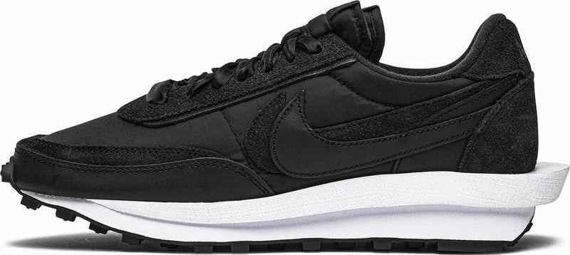 Nike Sacai LD Waffle Nylon Black Adaptable to different running styles running with a molded insole