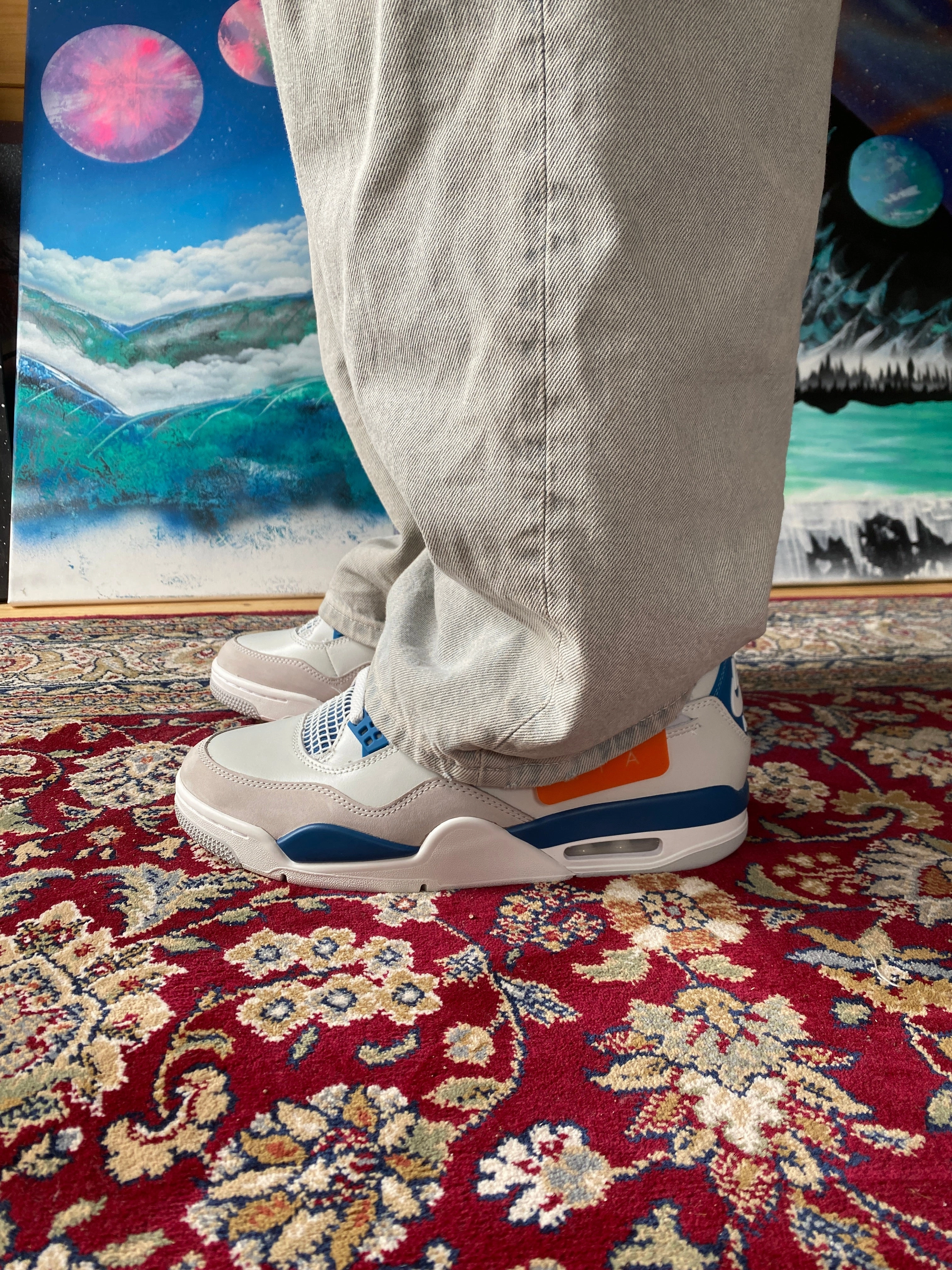 Air Jordan 4 Retro Military Blue 2024 Every Move