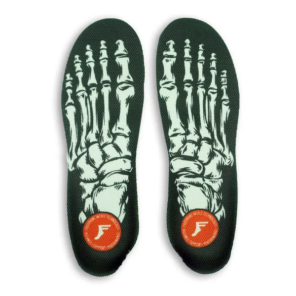 FP Kingfoam Orthotic Elite Pro Insoles - Black Skeleton