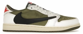 Neutral Look JORDAN 1 LOW X TRAVIS SCOTT MEDIUM OLIVE