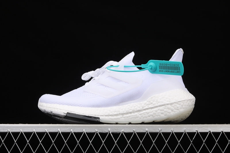 Full Grip Neutral Footwear Adidas UltraBoost 21 Core White FY0379
