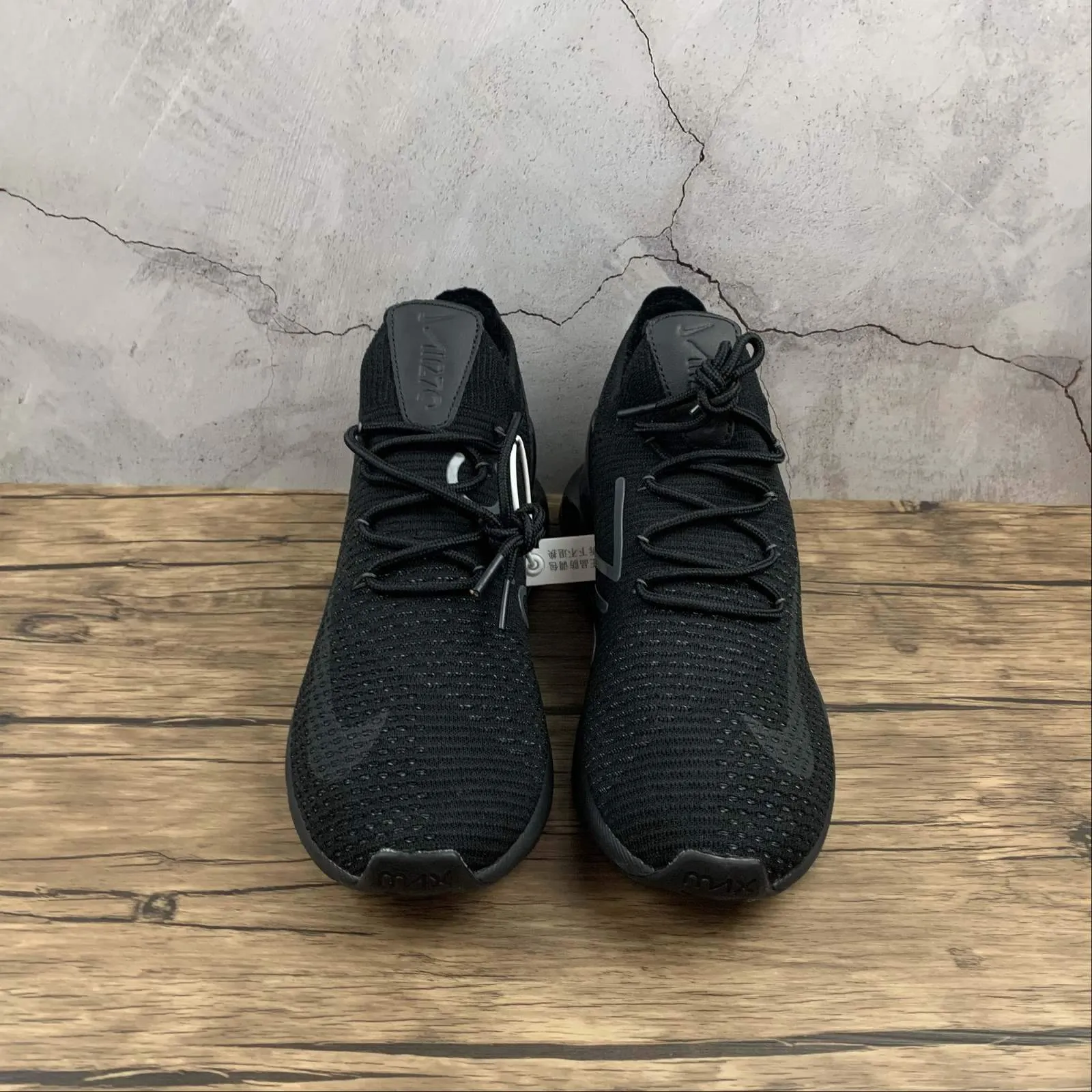 Air Max 270 FLYKNIT Black Anthracite-Black AO1023-005 graduation - themed running option Running Gear