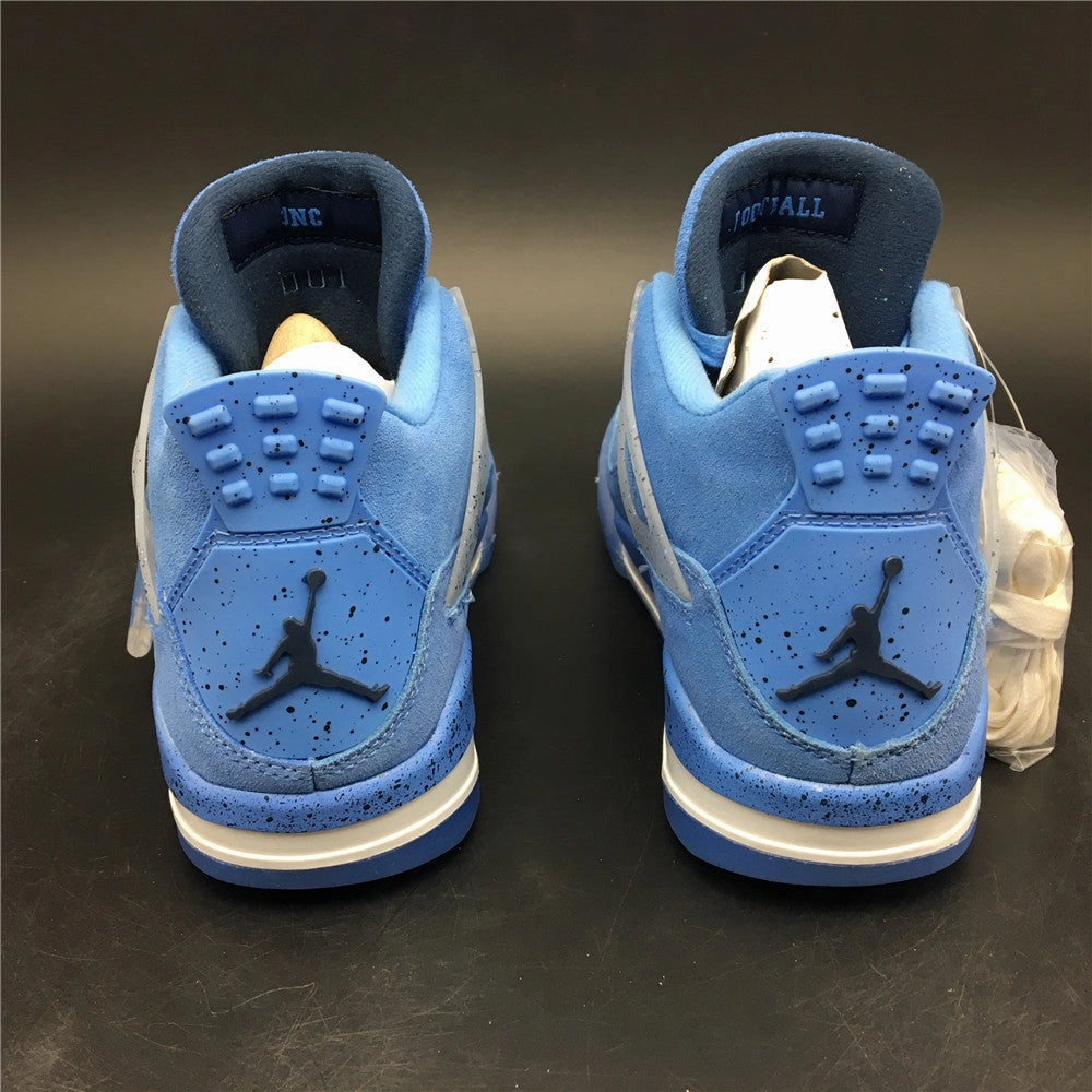 Fabric Upper Urban Mobility Air Jordan 4 Retro UNC 2019 PE Sky Blue AJ4-1032070