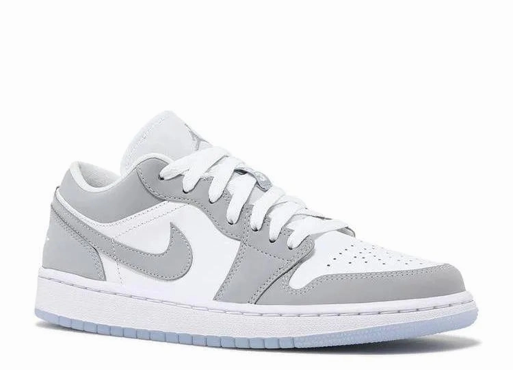 Stylish Stripes Air Jordan 1 Low Wolf Grey (W)