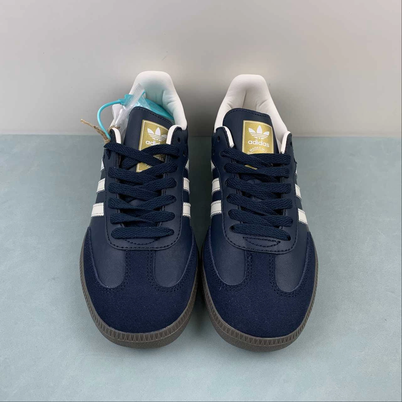 Adidas Samba OG Night Navy Cream White Gum ID2056 Anti Bacterial
