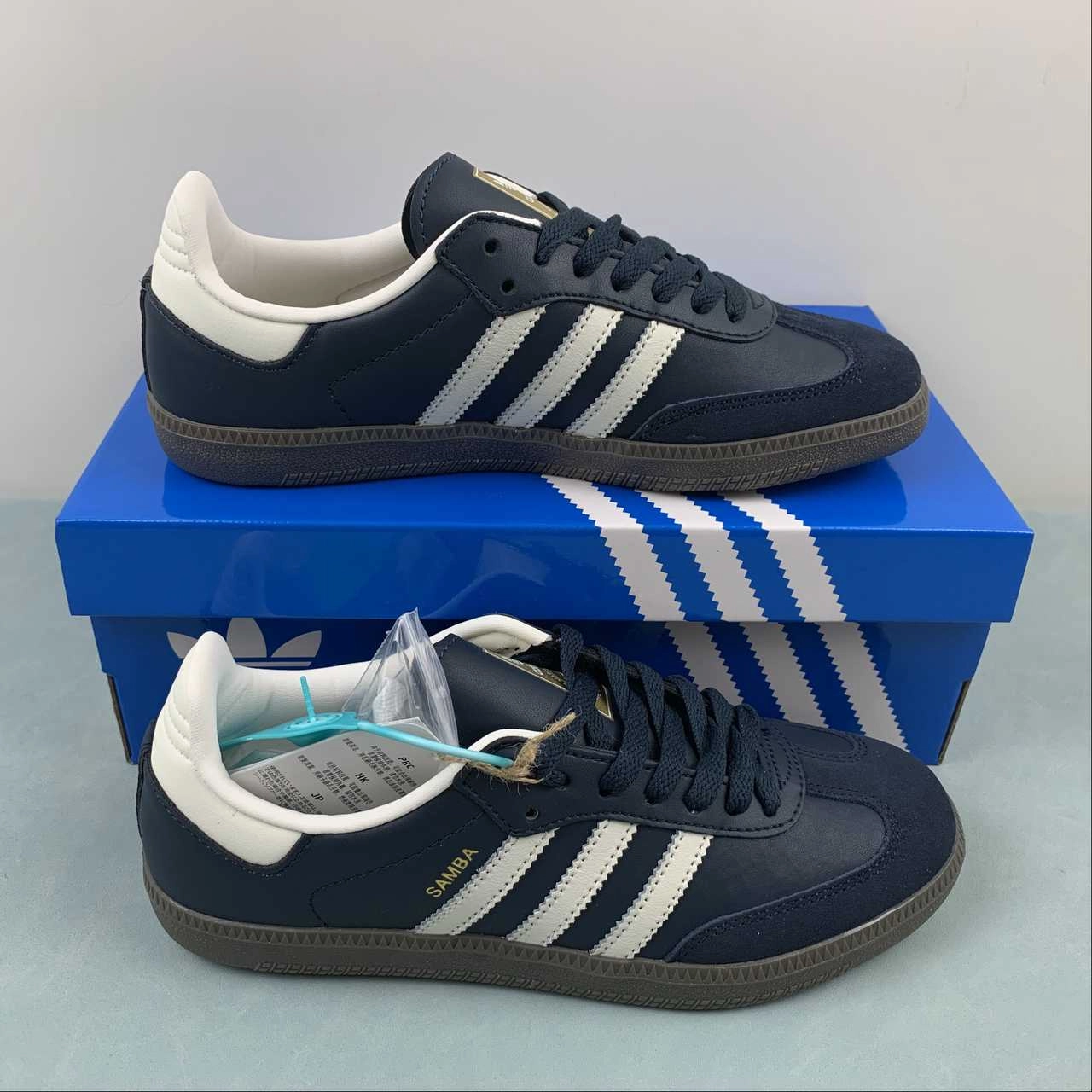 Adidas Samba OG Night Navy Cream White Gum ID2056 Modern Twist