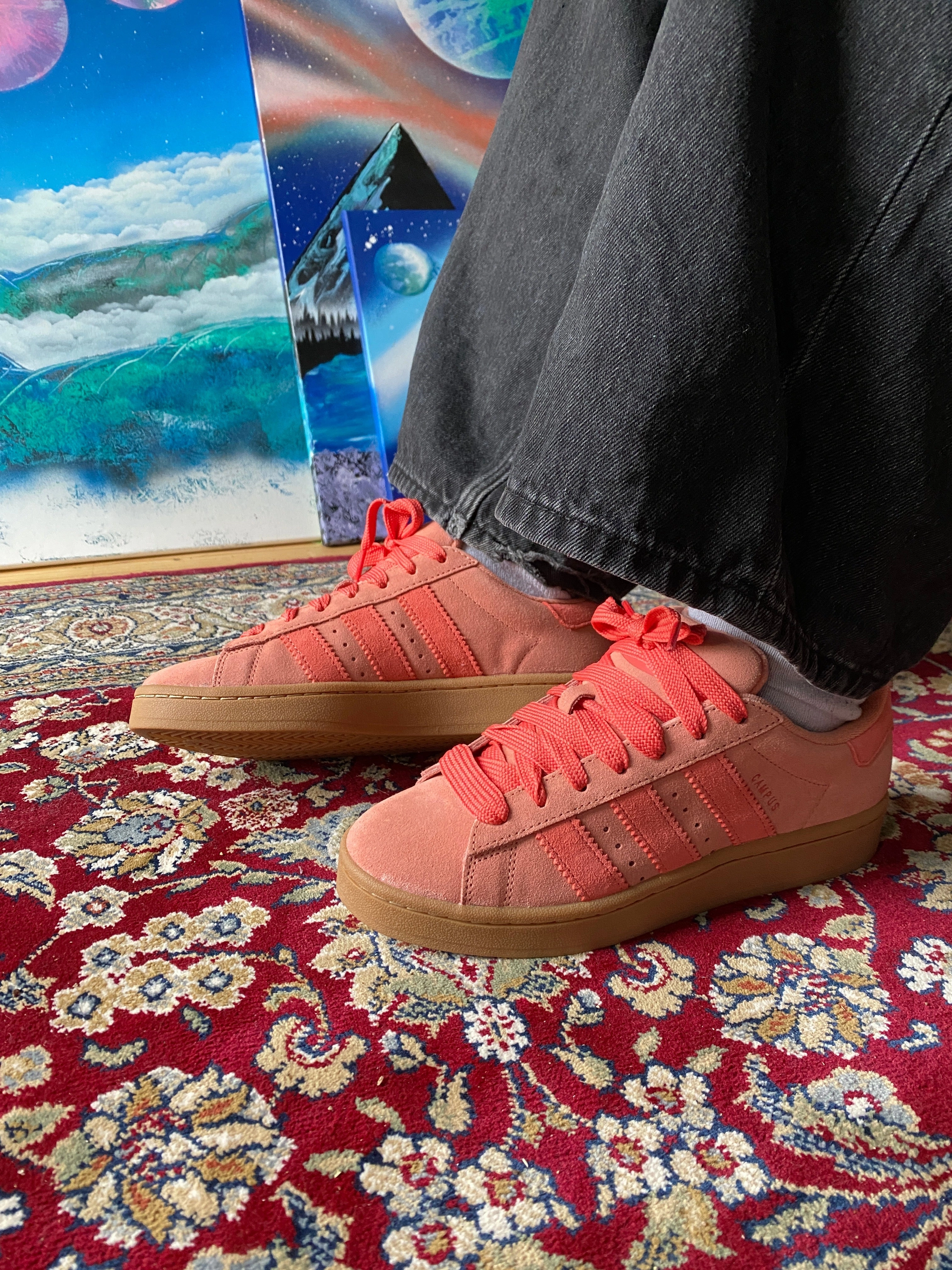 Smile Step Neat Lines Adidas Campus 00s Preloved Wonder Clay Pink