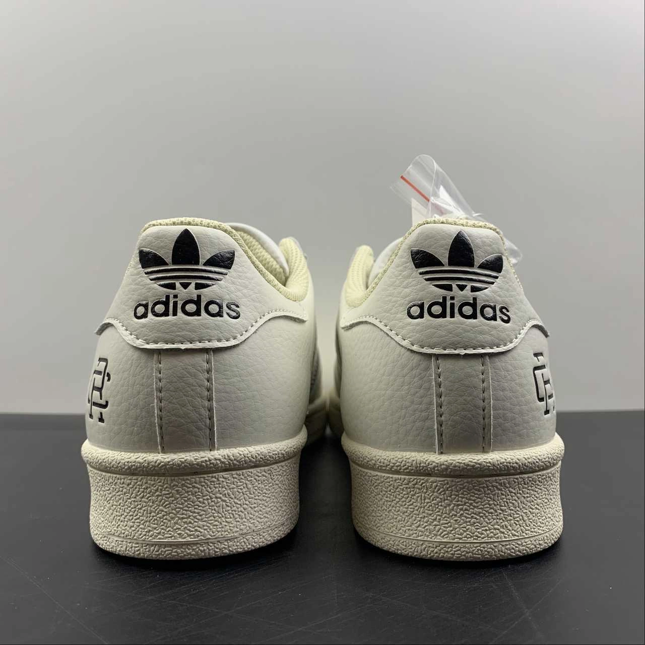 Adidas Superstar Beige Black 3M x Reigning Champ HQ0569 Arch Support Shoes