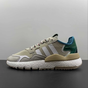 Adidas Nite Jogger Grey Green Beige FW6708 Tread Stability