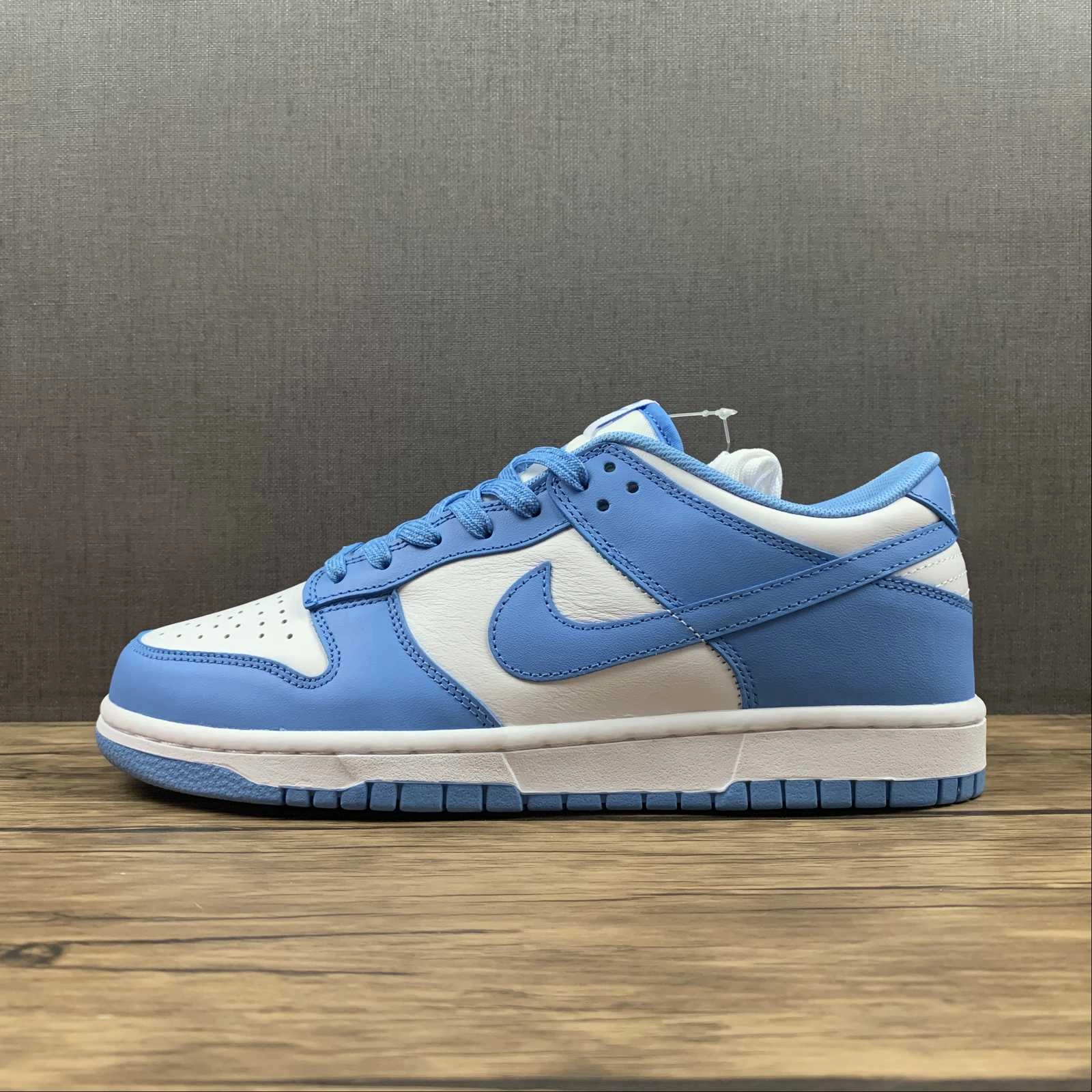 SB Dunk Low University Blue White 36-46 DD1391-102 Shock Absorbing Heel